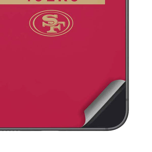 NFL San Francisco 49ers Red Performance Series Galaxy S25 Skin